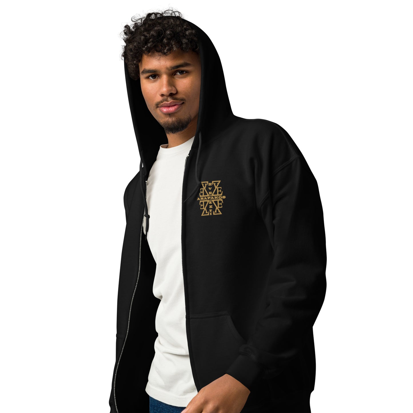Men's Hoodie - heavy blend zip hoodie-5