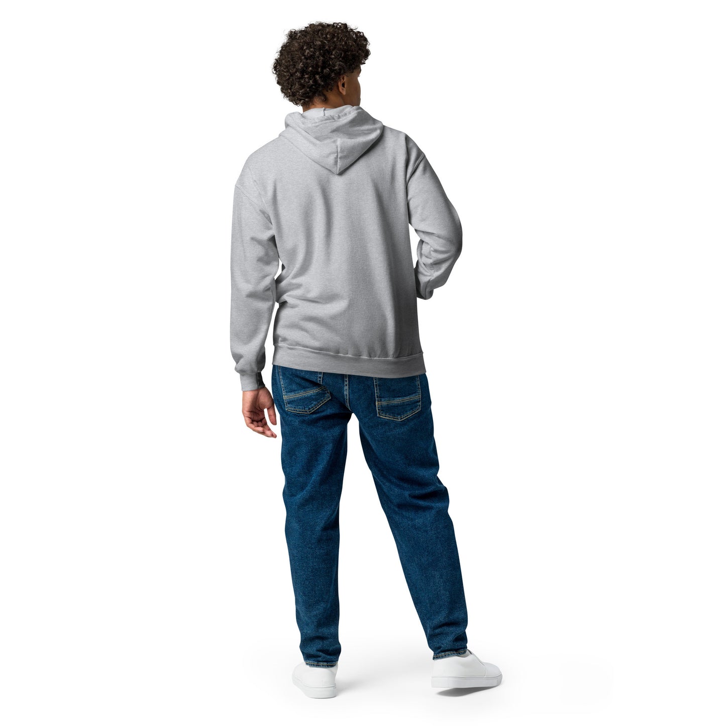 Men's Hoodie - heavy blend zip hoodie-19