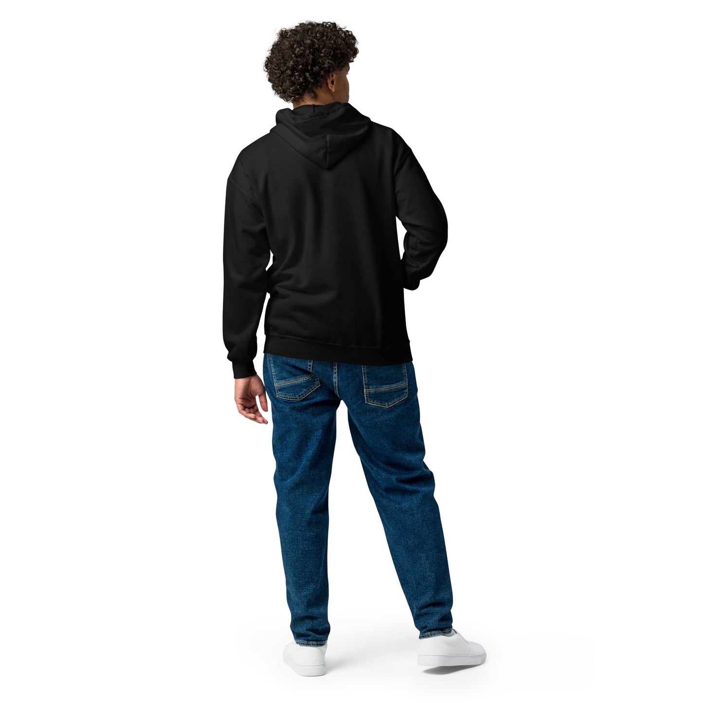 Men's Hoodie - heavy blend zip hoodie-4