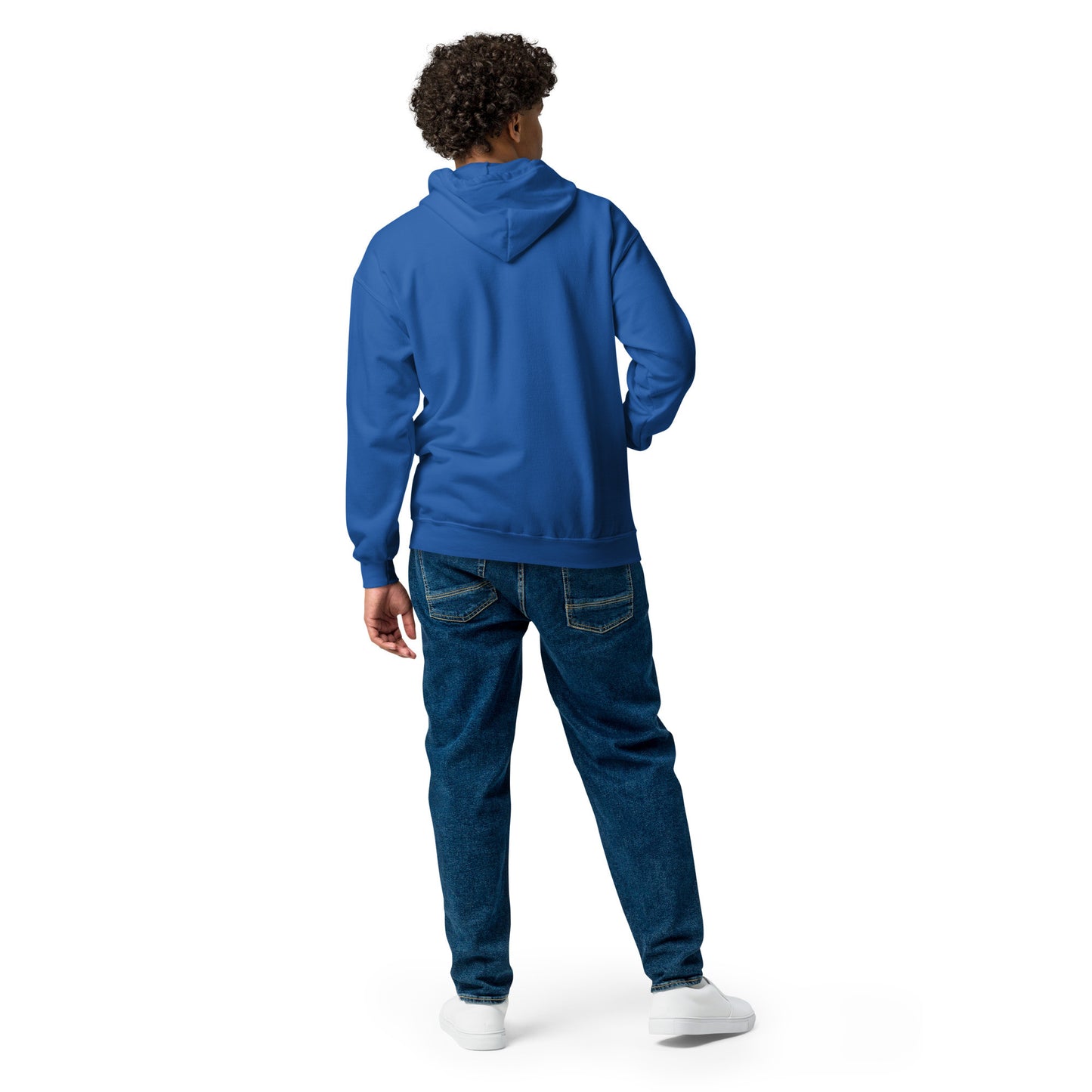 Men's Hoodie - heavy blend zip hoodie-13