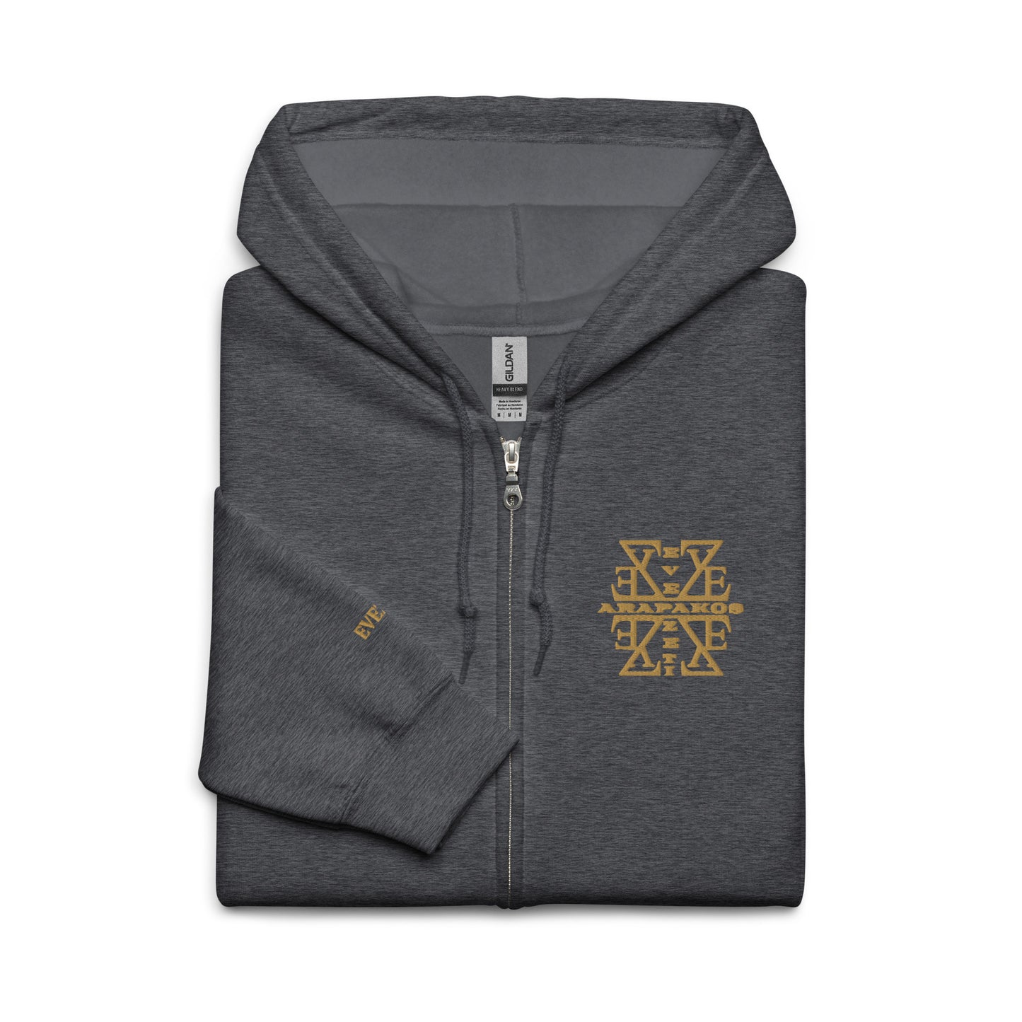 Men's Hoodie - heavy blend zip hoodie-1