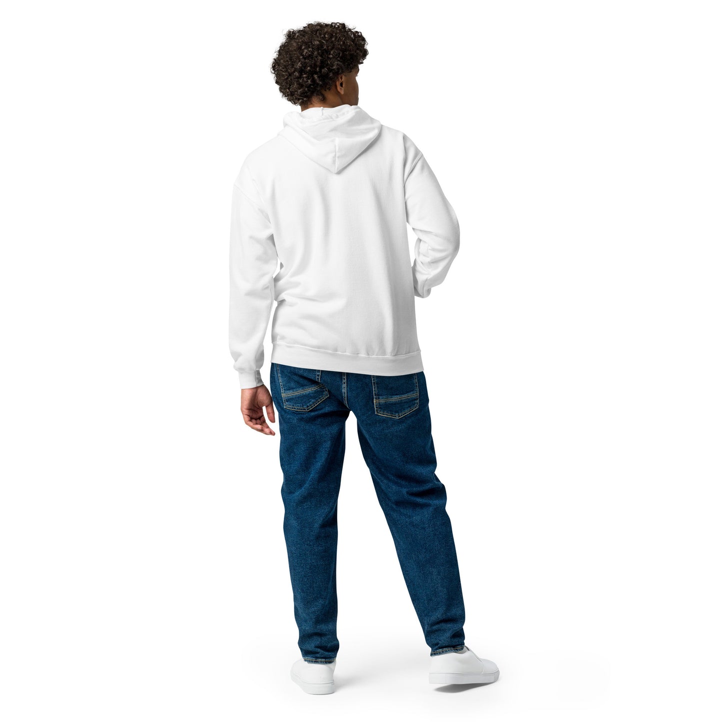 Men's Hoodie - heavy blend zip hoodie-22