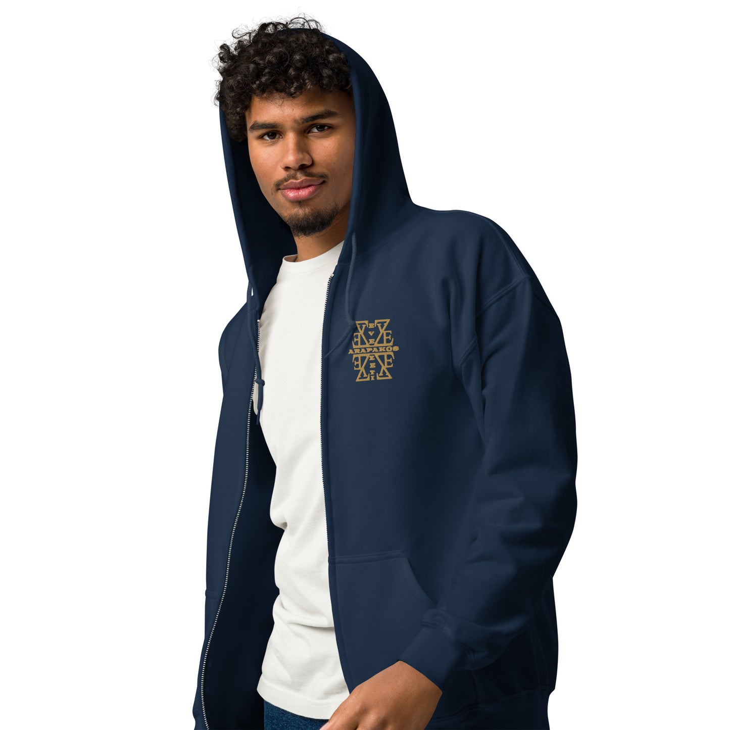 Men's Hoodie - heavy blend zip hoodie-8