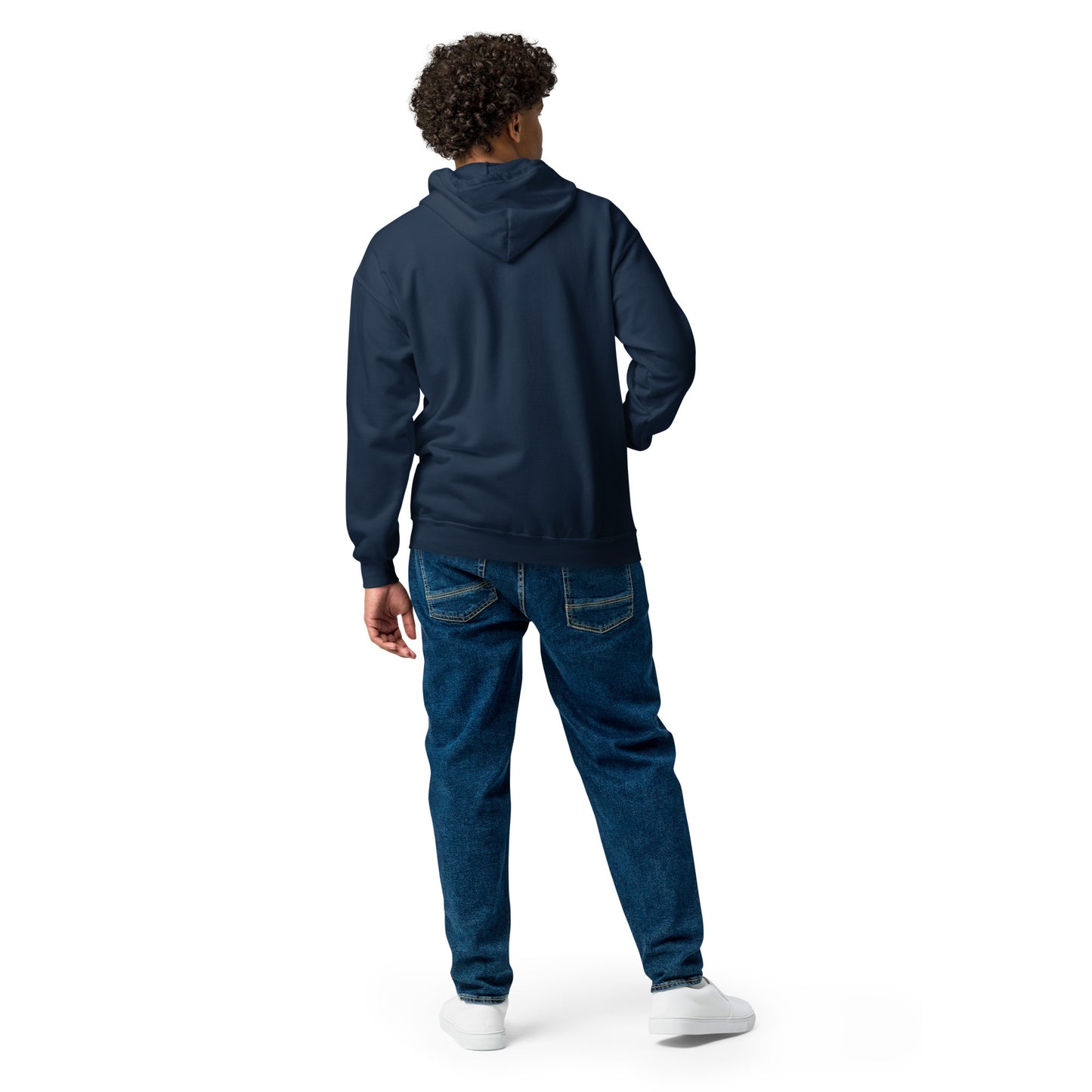 Men's Hoodie - heavy blend zip hoodie-7