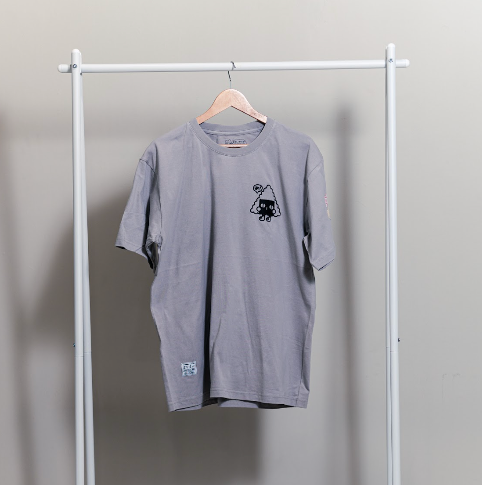 ONIGIRI: Embroidered short sleeve t-shirt-3