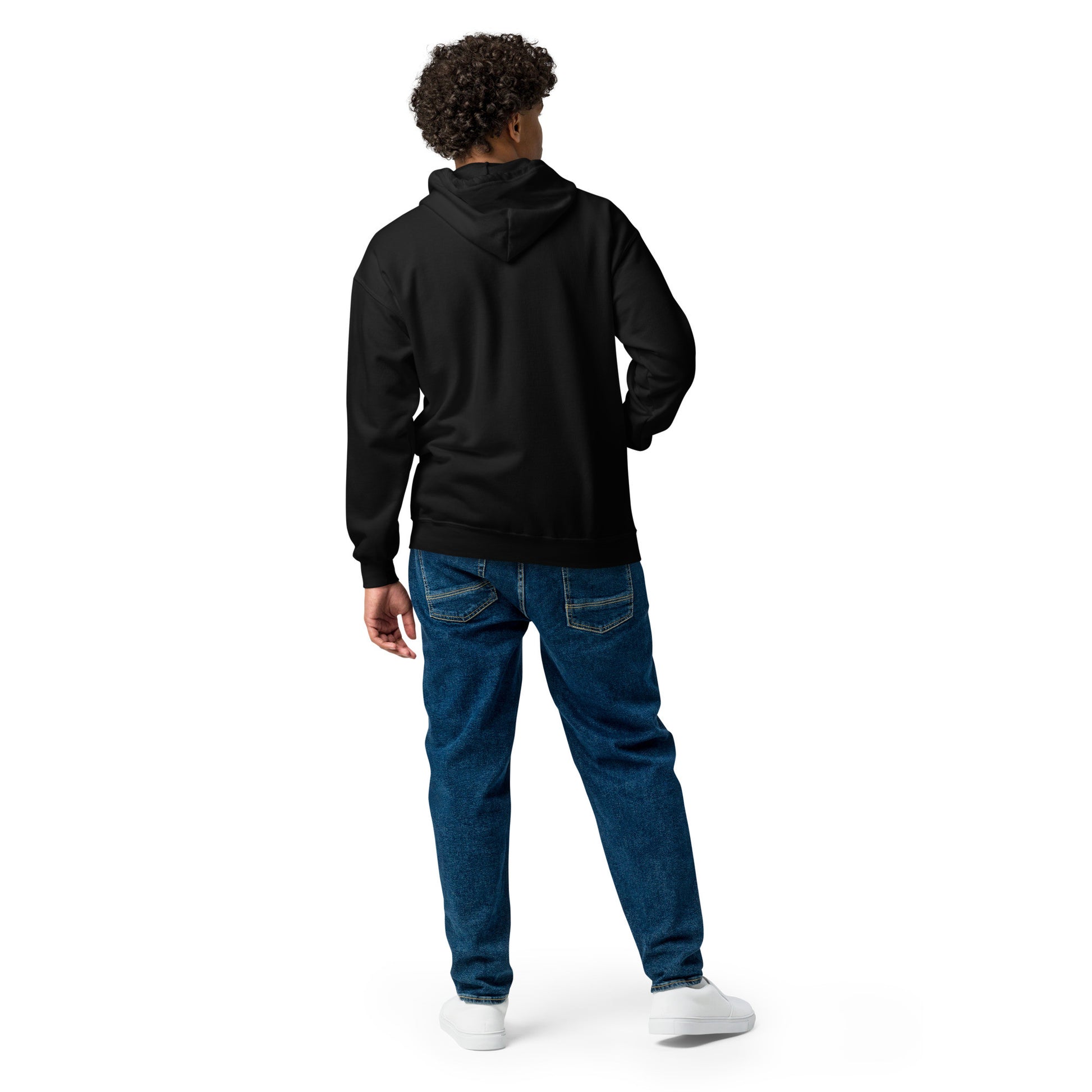 Men's Hoodie - heavy blend zip hoodie-4